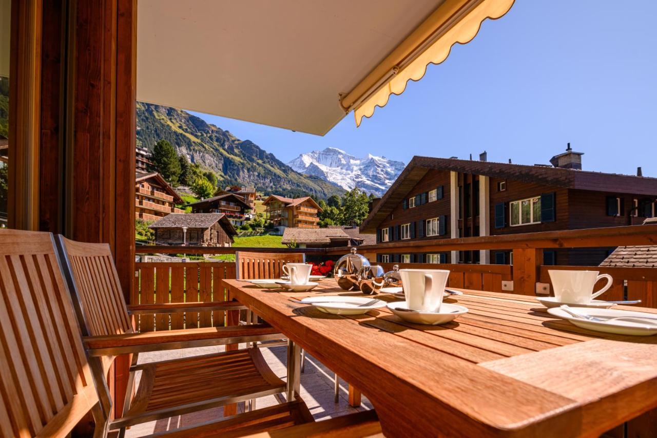 Chalet Bella Vista 4 Wengen Exterior foto